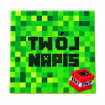 Zielony pixelowy topper „TWÓJ NAPIS”.png
